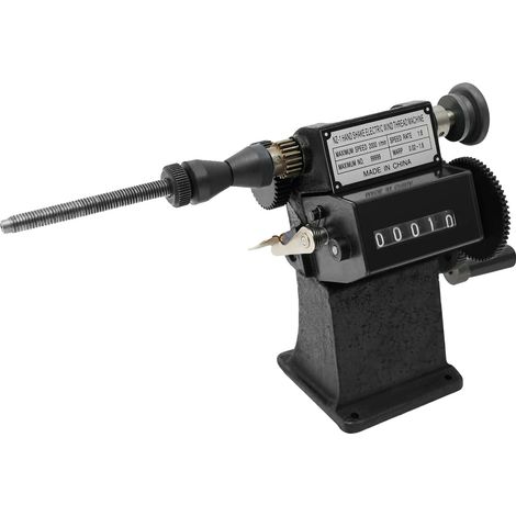 Bobineuse, Compteur Mécanique, Poignée Ergonomique, noir (1/2)