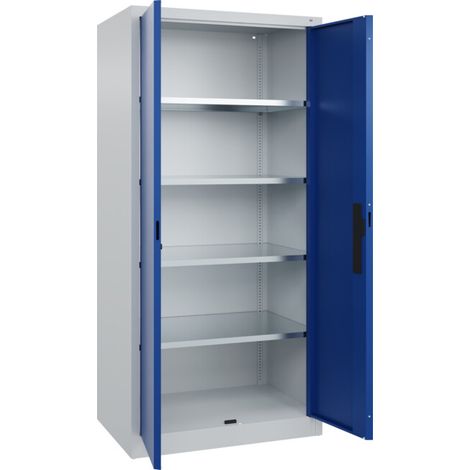 C+P Armoire à portes battantes Série 89, 1950x930x600mm, 7035/5010 (1/5)