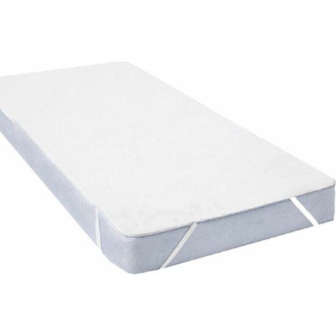Protege Matelas - Impermeable Respirant - Pour Lit 180x200 Cm - Blanc - 1 Piece (1/5)