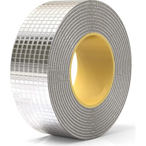 Ruban De Scellement En Butyle - Ruban Adhésif Étanche Aluminium Pour Toiture Fenêtre Bateau Auvent - 50 mm x 5 m (1/5)