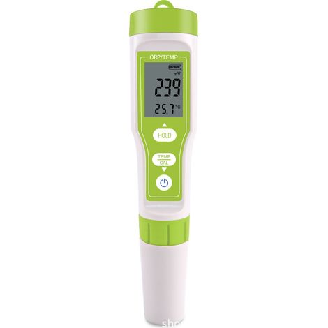 4-in-1 elektronisches pH-Messgerät, pH/TDS/EC/Temperatur-Wasserqualitätstester, 0–14 pH-Messgenauigkeit, 2 % Ablesegenauigkeit, eingestellt 0–19999 PPM, für Schwimmbad, Aquarium, Trinkwasser (1/5)
