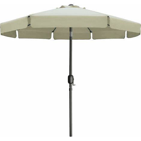 Marbueno Sonnenschirm Beige Ø 270 cm UV-beständig