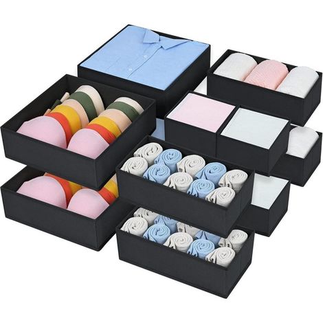Schrank Organizer 12-tlg. Aufbewahrungsboxen, Unterwäsche (1/5)