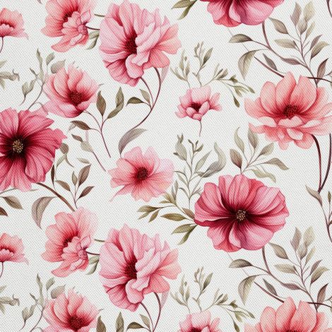Tela decorativa para exteriores Oxford - Estampado floral - DX2102 (1/5)