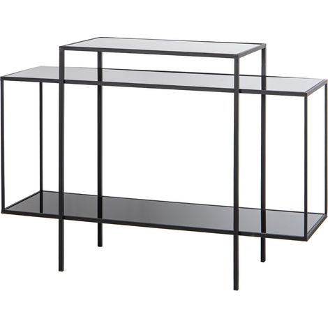 Kulusuk Metall-Glas-Konsole 120x40x88 cm (1/5)