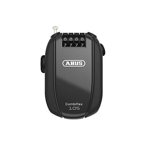 Cerradura de cable enrollable  con código numérico  UE 12 unid