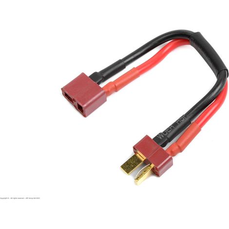 Revtec - Power Extension Lead - Deans - 12AWG Silicone Wire - 12cm - 1 pc