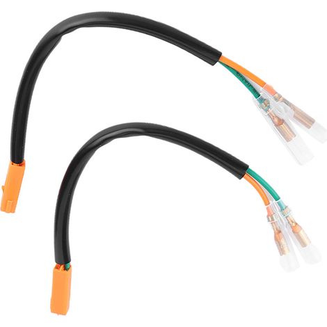Adaptateur de connecteur de clignotants moto, compatible Kawasaki Z125 Z250 Z300 Z650 Z900, fiche de câblage universelle, kit de raccordement, pièce électrique étanche. (1/5)