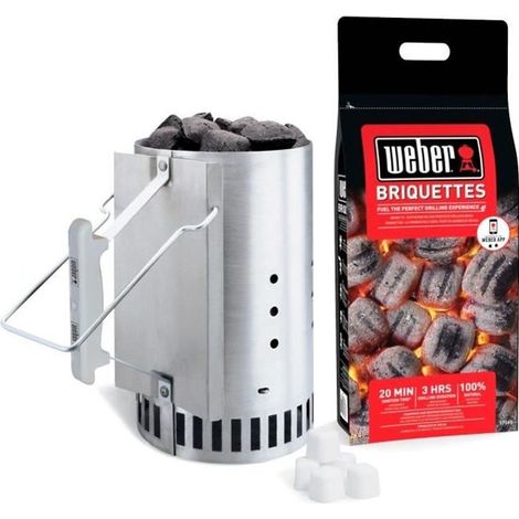 Accessoire barbecue et plancha Weber KIT ALLUMAGE - Cheminée Allumage (1/4)