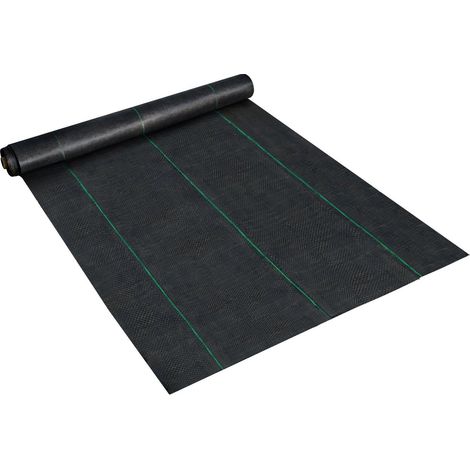 Toile géotextile anti-mauvaises herbes 6.5x300 pieds (2x91.5 m) 3.2 oz haute perméabilité (1/5)