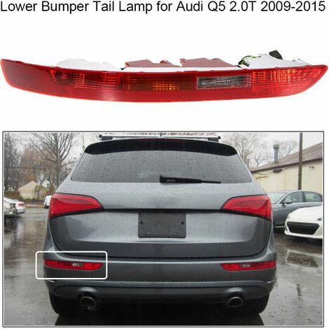 Left Tail Light Lower Bumper Tail Lamp For Audi Q5 2.0T 2009-2015 8R0945095B Model: 14 - GHOST