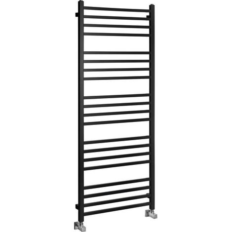 Radiateur de salle de bain METRO 600x1510 mm, noir mat (1/4)