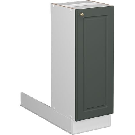 Kücheninsel Fame-Line, Grün-Gold Landhaus, 30 cm ohne Arbeitsplatte, Vicco