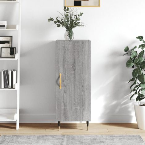Sideboard Grau Sonoma 34,5x34x90 cm Holzwerkstoff