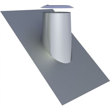 Solin de toit Ø 150 mm avec bord en plomb pour une inclinaison 36°- 45°