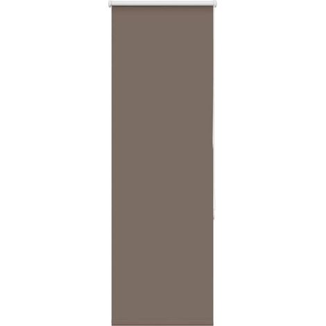 Store enrouleur occultant café 50x150cm largeur du tissu 45,7cm