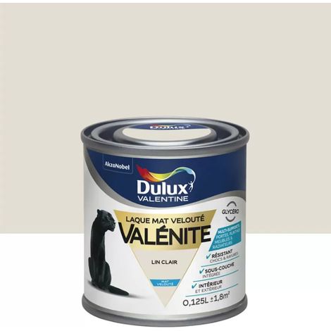 Testeur Mat Velouté Dulux Valentine Valénite Lin Clair 0,125 L (1/4)