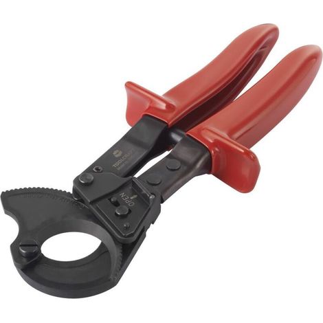 Toolcraft – Coupe-câble à cliquet 35 mm TO7752546 – Section de coupe max 240 mm² – Coupe nette avec mécanisme à cliquet – Verrou de sécurité intégré - S619652 (1/5)