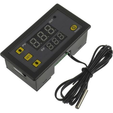 W3230 AC 110V-220V 20A Digital Temperature Controller, Digital Display Thermostat Control Switch with 10K NTC Sensors Probe(-50℃ 120℃) (1/5)