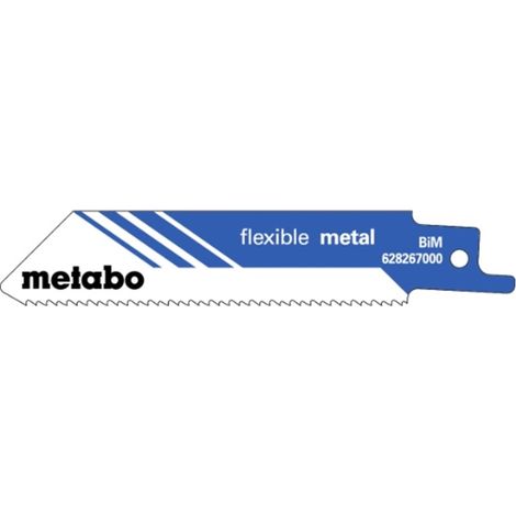 Metabo - Juego de hojas de sierra para metal 14 TPI, longitud 100 mm, 5 uds. 628267000