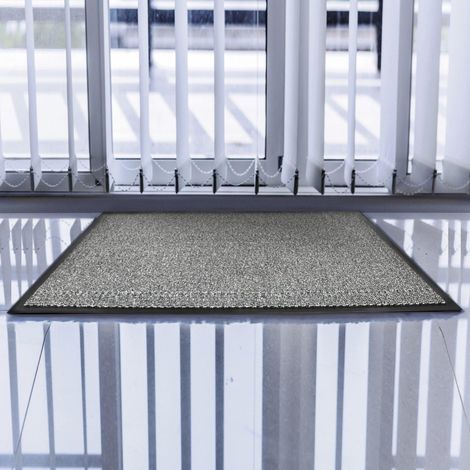Mexen Tappeto Doortex nero e bianco 60 x 90 cm (1/2)