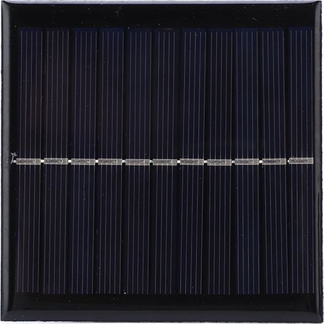 Panneau de charge solaire portable et écologique, chargeur solaire 1 W 5,5 V pour usage extérieur (1/5)