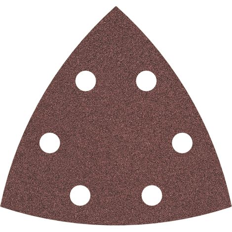 Bosch Accessories 2608621686 Deltaschleifpapier Körnung (num) 80 (L x B) 93 mm x 93 mm 5 St.