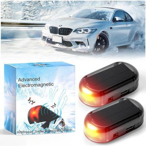 Elektromagnetischer Auto-Entfroster, neuer solarbetriebener elektromagnetischer Auto-Entfroster (2026), störungsfreies Auto-Frostschutzgerät, Mikrowellen-Schneeräumgerät (1/5)