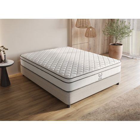 Matelas hybride ressorts ensachés 180 x 200 cm épaisseur 25 cm