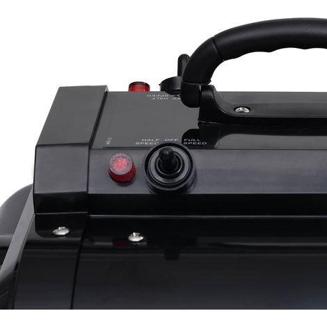 vidaXL Secador de mascotas doble motor negro (1/2)