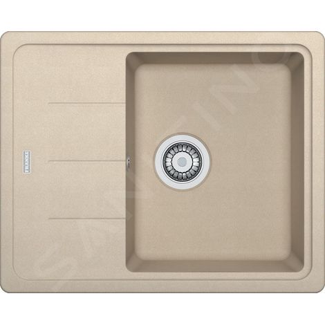 Franke Basis - Évier en fragranit BFG 611-62, 62x50 cm, sable 114.0285.108 (1/4)
