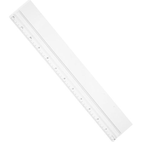 Règle loupe transparente TEHAUX, outil de dessin, en plastique (1/5)