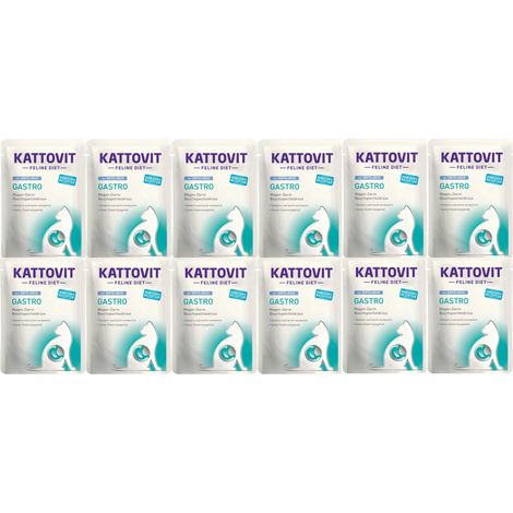Kattovit  Gastro  Sobre de 85 g - Pato con arroz 12 x 85 g