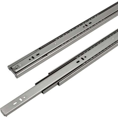 Randaco Glissières de tiroirs Coulisses pour charges lourdes softclose Coulisses à sortie totale 45mm 450mm 2X