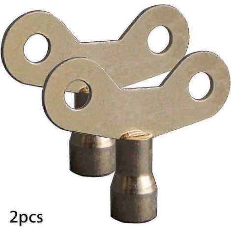 Set mit 2 gelben Wasserhahnschlüsseln mit Verriegelungsmechanismus, Diebstahlsicherung aus Metall für Außenwasserventile, 6 mm Vierkantspirale (1/5)