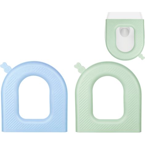 Couvre-abattant De Toilette - Coussin Rembourré O-Forme - Lavable Et Découpable Sur Mesure - 1 Pièce (1/5)