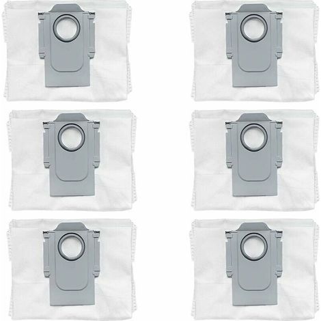 Juego de 6 bolsas para aspiradora, repuestos y accesorios para aspiradoras robot Xiaomi Roborock Q7 Max, Q7 Max+, Q5+, Roborock S7 Pro Ultra y S7 MaxV Ultra. (1/4)