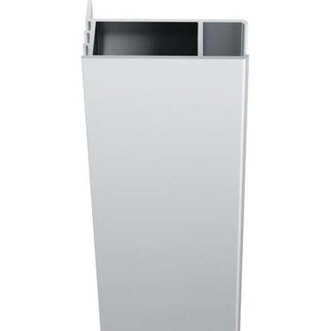 Ravak Chrome - Profilo di battuta esteso CNPS, altezza 1950 mm, satinato E778801U19470