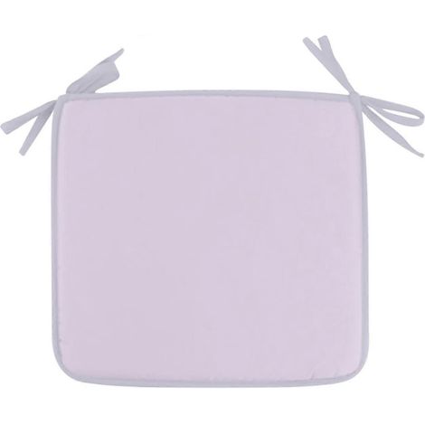 Coussins de chaise d'extérieur pour salle à manger, carrés de 40 x 40 cm, avec sangles, pour tabourets de bar, jardin et terrasse. (1/5)
