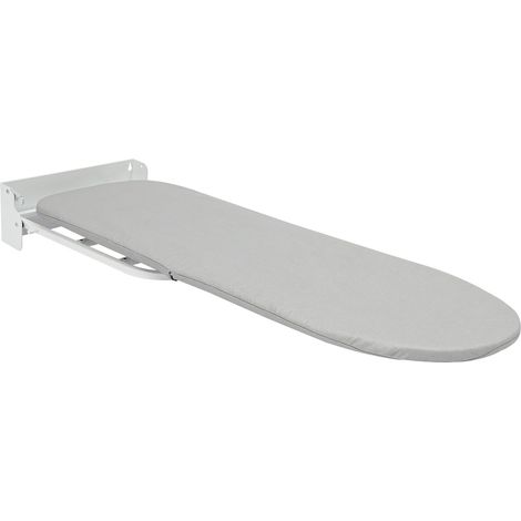 Planche à repasser pliable compacte pour montage mural, planche à repasser en armoire, pivotante à 180°, table de repassage en acier au carbone, pour centrale à vapeur, 93 x 31,5 cm (1/5)