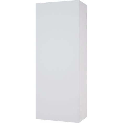Armoire murale de salle de bain Gloria, Blanc, 33 x 84 cm avec 2 étagères, Vicco