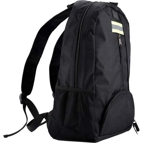 Canvas Tool Backpack, Wear-Resistant Bag for Electrician, Plumber, Repairman (Black) (1/4)