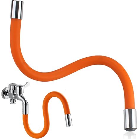 Flexibler Küchenarmatur-Verlängerungsschlauch, Sprühschlauch für Küchenarmatur, spritzschutzfreie, drehbare Armaturverlängerung, 360-Grad-Armaturverlängerung (30 cm) (1/5)