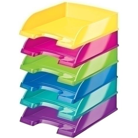 BANDEJA SOBREMESA LEITZ WOW SURTIDO - Pack de 10 unidades