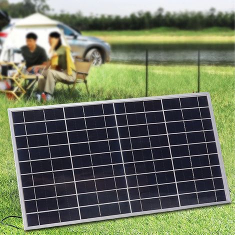 Hocheffizientes 15-W-, 18-V-Polykristallin-Solarladegerät-Set, Schutzart IP65 (wasserdicht), mit CC-Krokodilklemme (1/5)