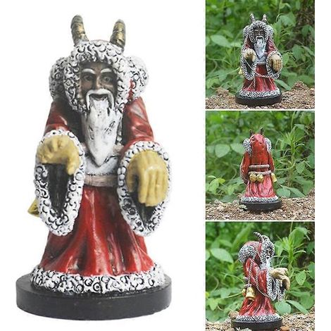 Statue de jardin créative en résine peinte à la main, ornement artisanal pour la décoration de jardin et de cour extérieure. Neuve (1/4)
