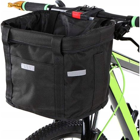 CESTINO DA MANUBRIO PER BICICLETTA + BORSA DA 10 LITRI