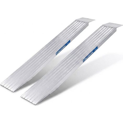 Einzelstück Verladeschiene klappbar, Breite 250mm, 1000mm lang, Ladehöhe 120-210mm, Traglast 1000kg pro Paar mit Achsenabstand 1500mm - AO10/08
