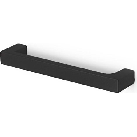HERRAJES ALK tirador de mueble olano. zamak acabado negro ,  (1/2)
