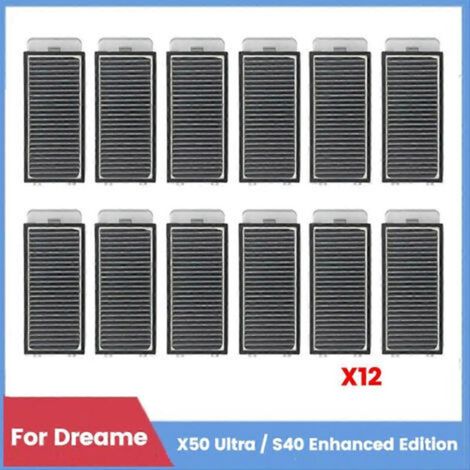 Paquete de 12 filtros HEPA para aspiradora Dreame X50 Ultra / S40 Enhanced Edition - Repuestos (1/5)